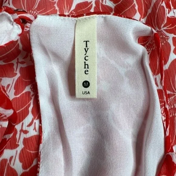 NWOT Dainty Floral Print Sleeveless Spring/Summer Dress Size Medium - Picture 9 of 10